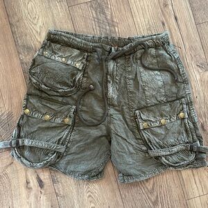 Free People Moon Bay Parachute Shorts - Small
